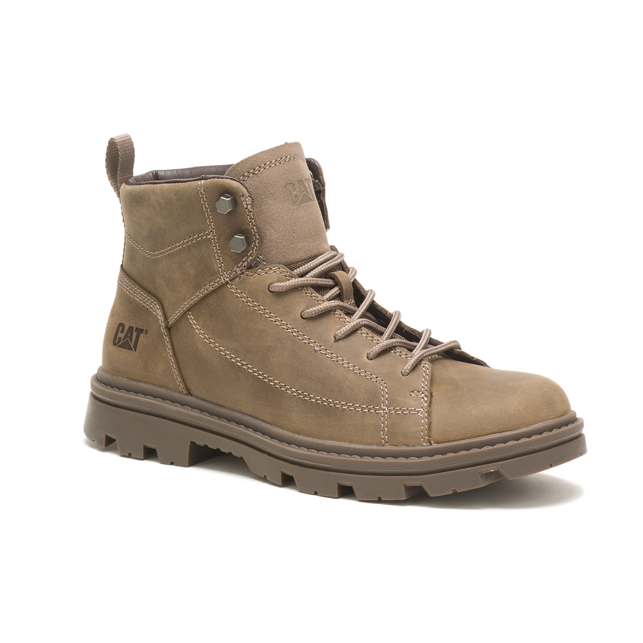 Cat Footwear Men's Modulate Waterproof Leather Work Boots - Durable Slip-Resistant Construction for Outdoor Work, Hiking & Winter Wear