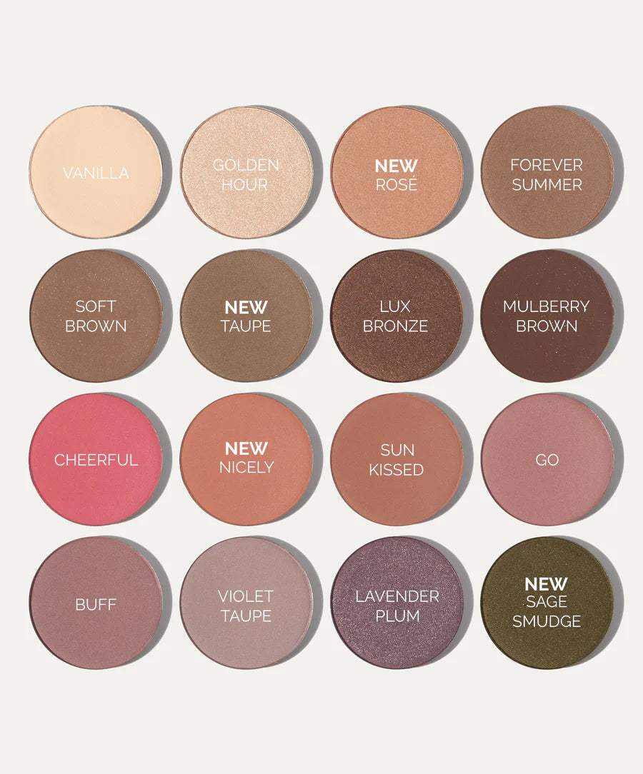 FITGLOW Beauty Multi-Use Pressed Shadow & Blush Palette - Long-Lasting, Blendable Makeup for Eyes & Cheeks | Perfect for Everyday Wear, Date Night & Special Occasions