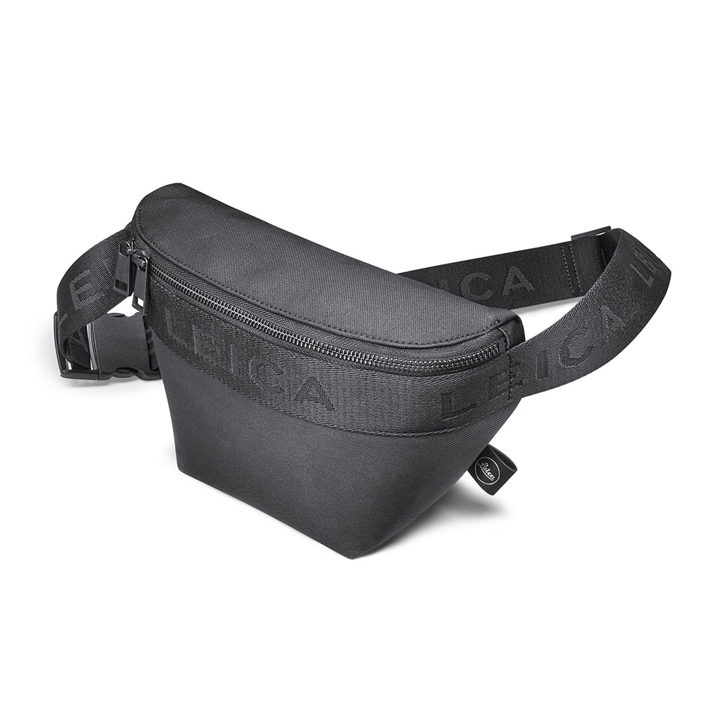 Leica Sofort Hip Bag - Black Recycled Polyester Camera Bag for Travel & Everyday Use | Compact & Durable Waist Pack for Photographers