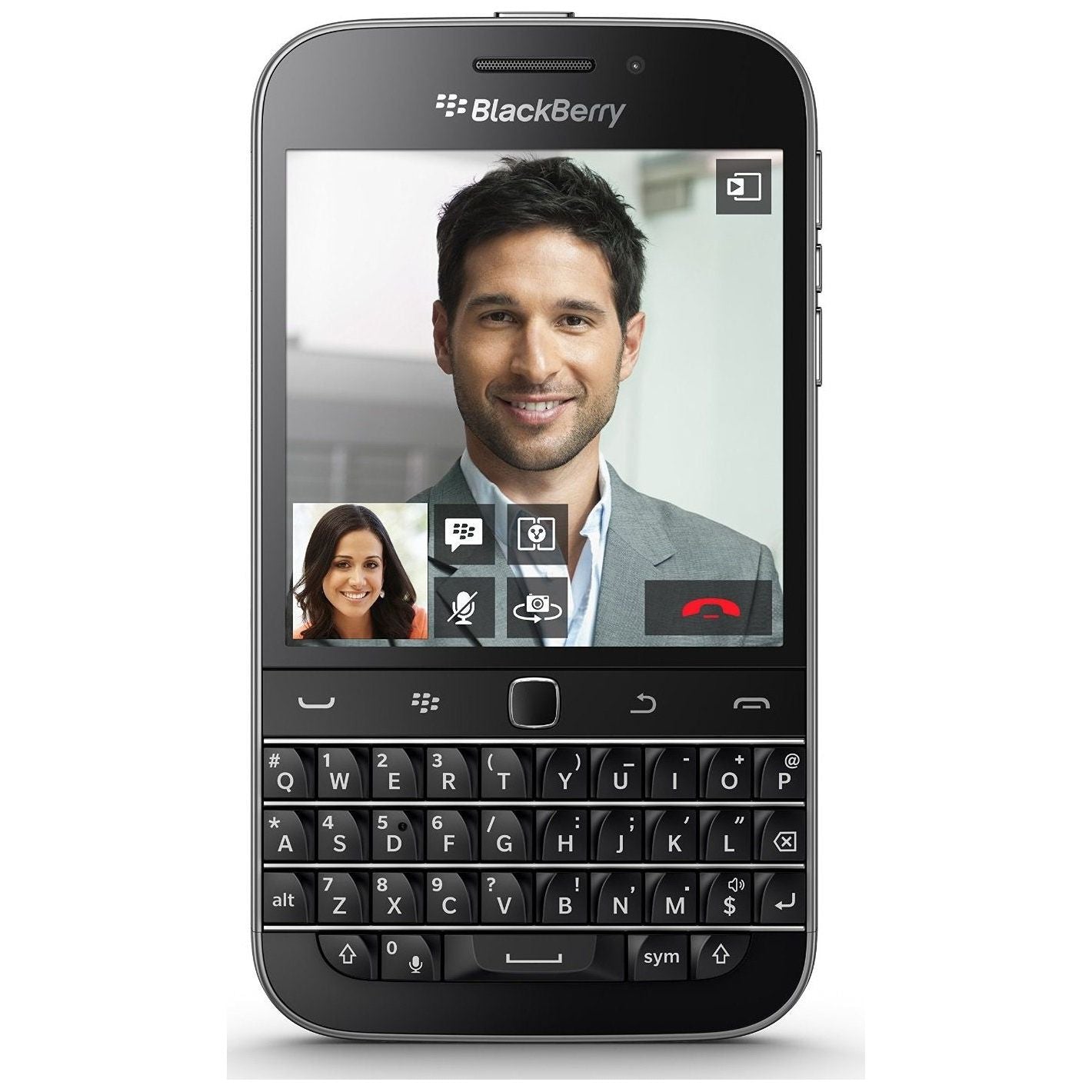 Unlocked BlackBerry Classic Q20 SQC100 Smartphone - 16GB Storage, QWERTY Keyboard - Perfect for Business Professionals & Secure Communication