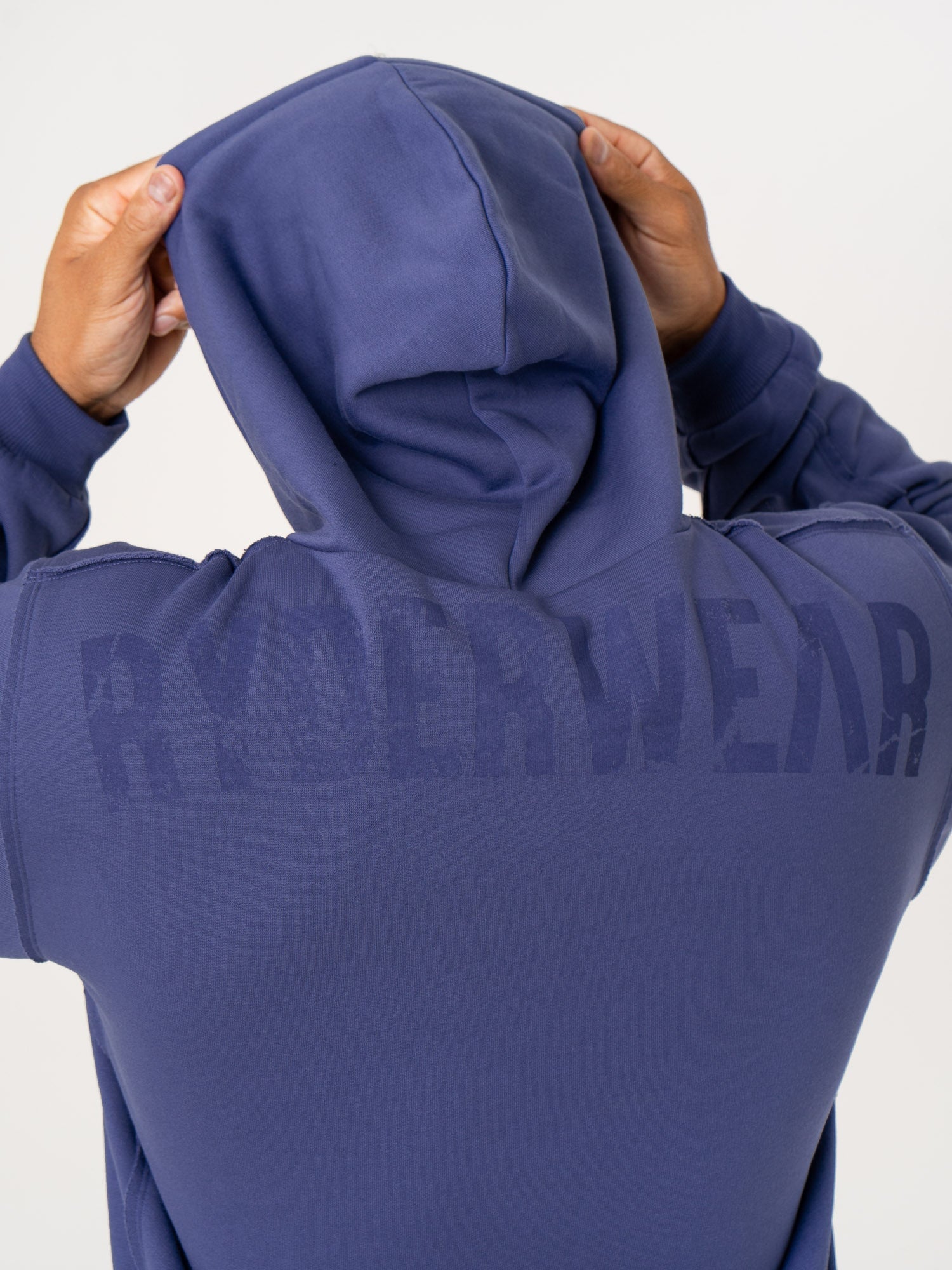 Force Hoodie Indigo - Premium Cotton Zip-Up Hooded Sweatshirt for Men & Women | Gym, Running, Casual Wear