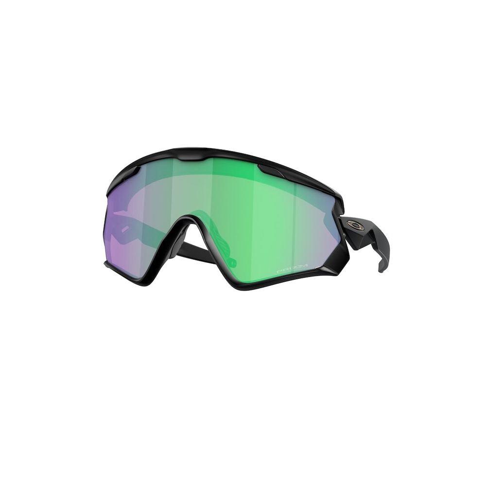 Oakley Wind Jacket 2.0 Sunglasses - Matte Black Frame with Prizm Road Jade Lenses - Sports & Cycling Eyewear for Men & Women - Perfect for Running, Driving & Outdoor Activities