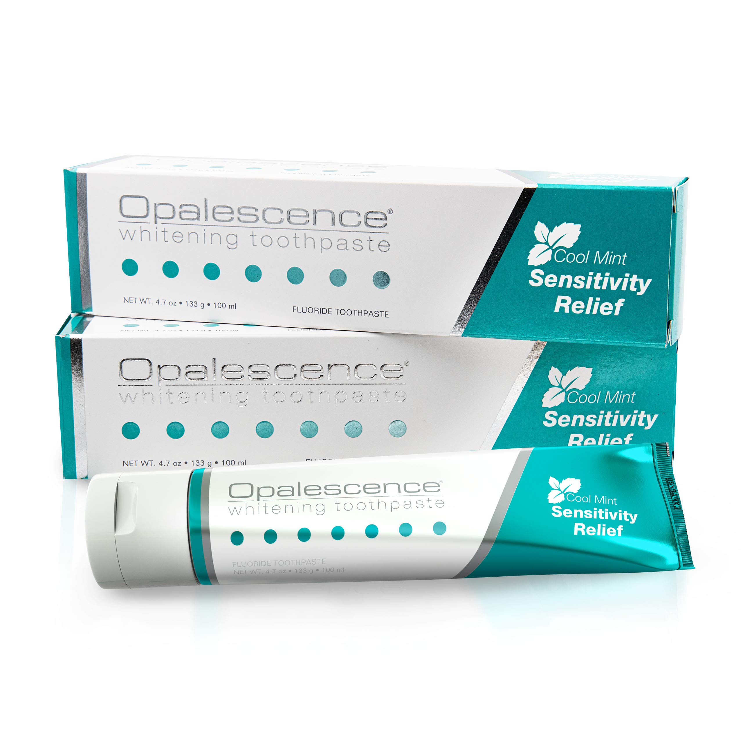 Opalescence Whitening Toothpaste for Sensitive Teeth (2 Pack) - Mint Flavor, Gluten Free, Enamel Safe, Teeth Stain Remover - Perfect for Daily Oral Care & Bright Smile at Home or Travel