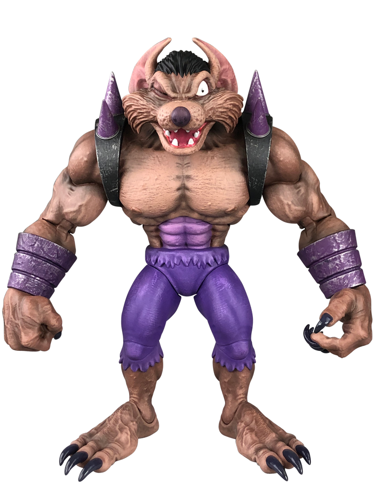 Vintage Battletoads General Vermin Action Figure with Original Box - 18 Inch Collectible Toy for Gamers & Fans | Perfect for Display, Gifts, and Retro Gaming Enthusiasts