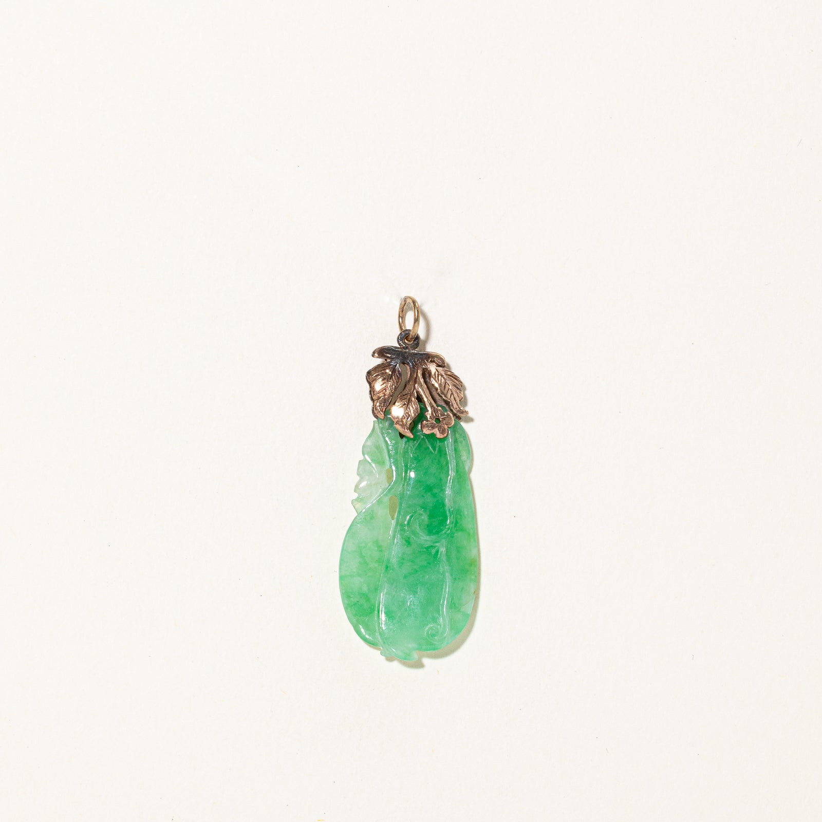 14.00ct Natural Jadeite Drop Pendant Necklace - Handcrafted Green Jade Pendant for Women - Perfect for Weddings, Parties & Special Occasions