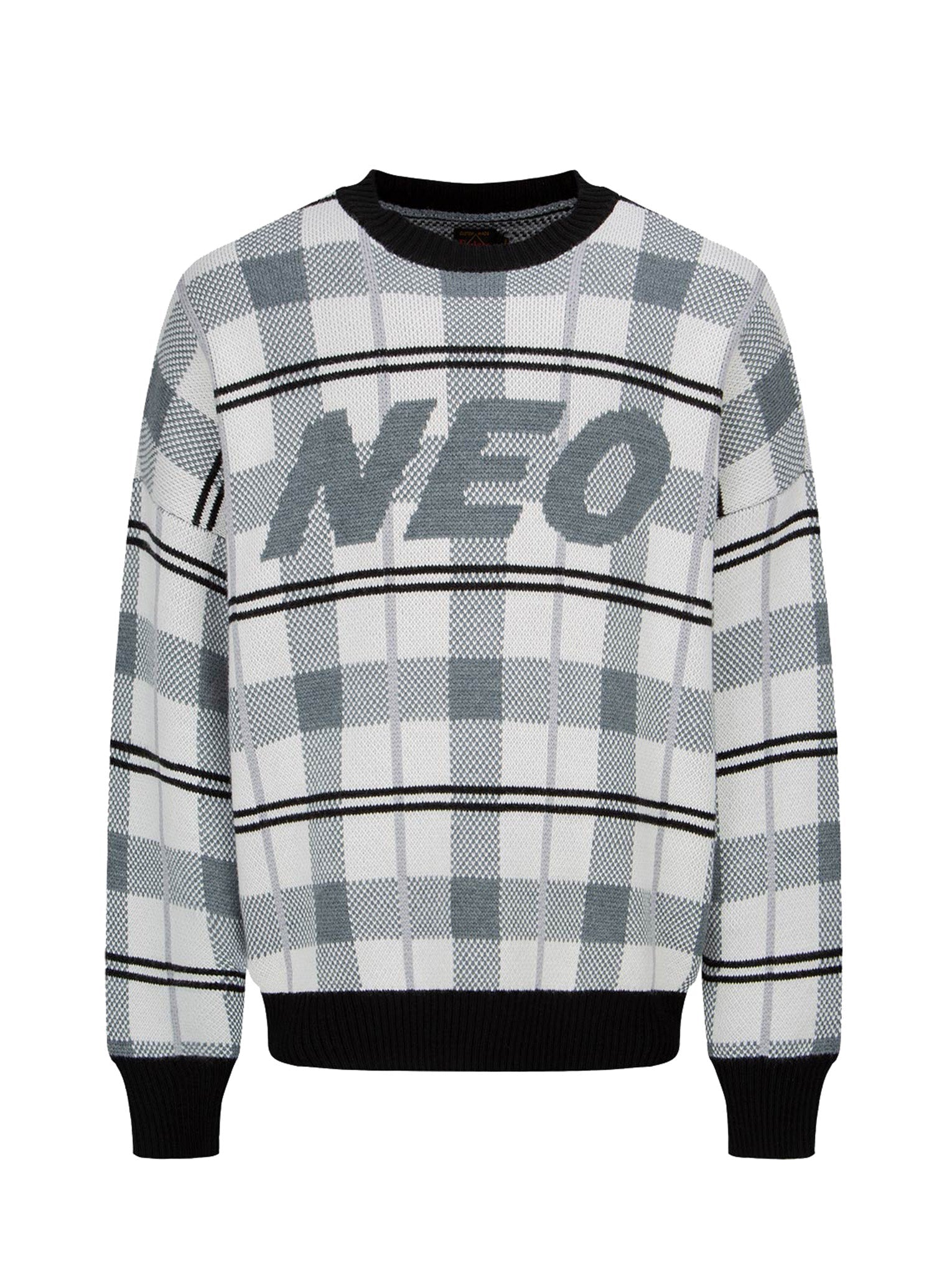 Stylish Checked Knitted Pullover Sweater for Women & Men | Cozy Winter Fashion | Perfect for Casual Outfits, Office Wear & Holiday Gatherings