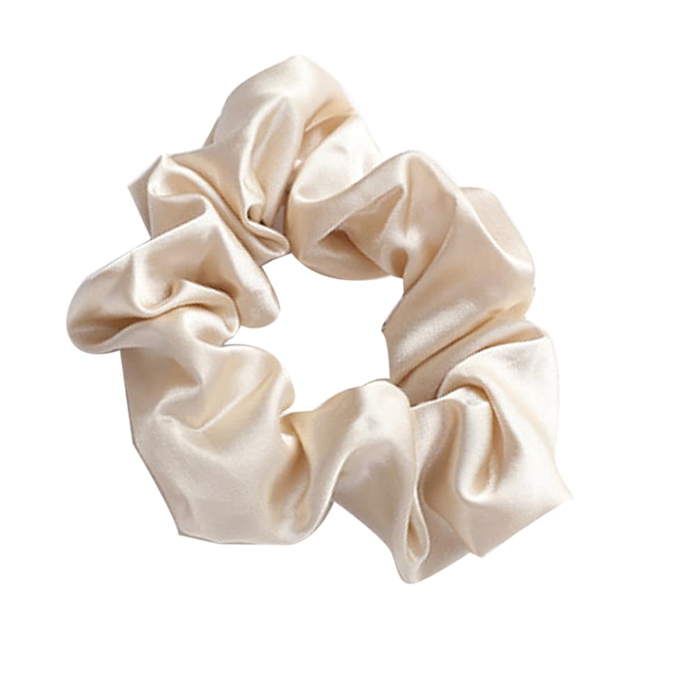 2 Pack Soft Elastic Hair Scrunchies for Women & Girls - Stretchable Ponytail Holders, Headbands & Hair Ties Set (Perfect for Workouts, Yoga, School & Everyday Styling)