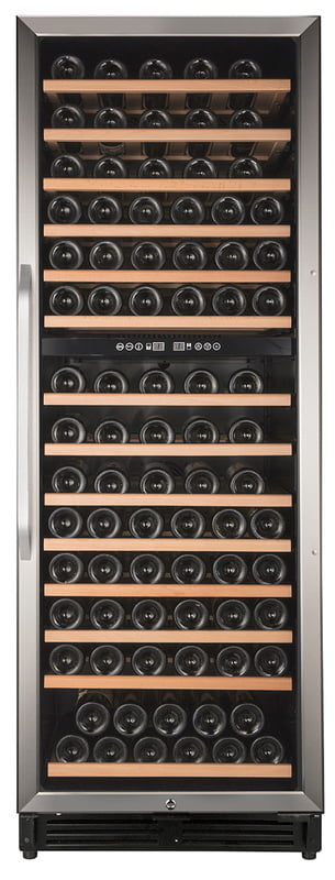 Avanti WCF148DE3S 148 Bottle Dual Zone Wine Cooler Refrigerator - Perfect for Home Bars, Restaurants, and Wine Cellars