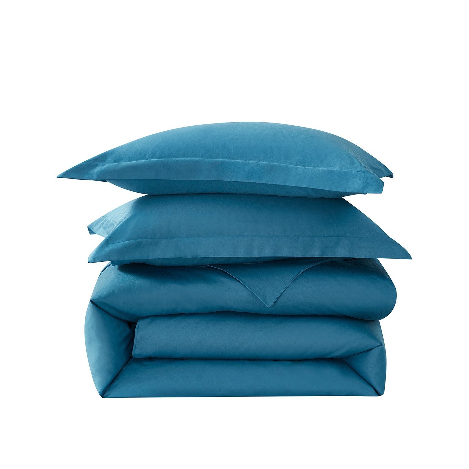 Luxury 600 Thread Count Duvet Cover Set - Midnight Blue King Size Bedding for Ultimate Comfort | Perfect for Master Bedroom, Guest Room & Hotel Decor