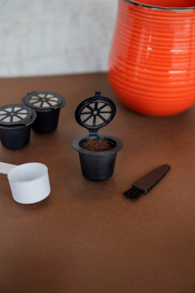 Reusable Nespresso™️ Coffee Pods for La Cafetière - 3 Pack Eco-Friendly Capsules for Home & Office Brewing