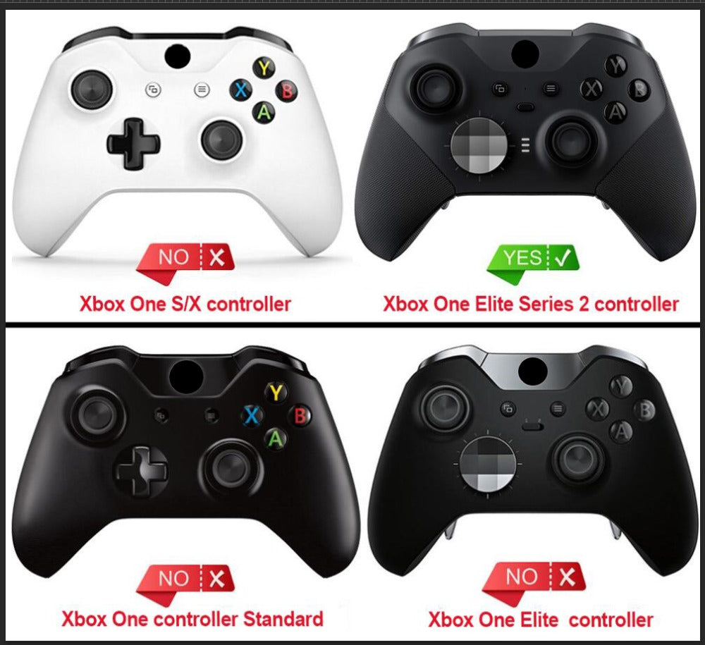 eXtremeRate Replacement Buttons Kit for Xbox One Elite Series 2 & Elite 2 Core Controller - Premium Custom Scarlet Red Gaming Buttons | Perfect for Competitive Gaming & Controller Customization