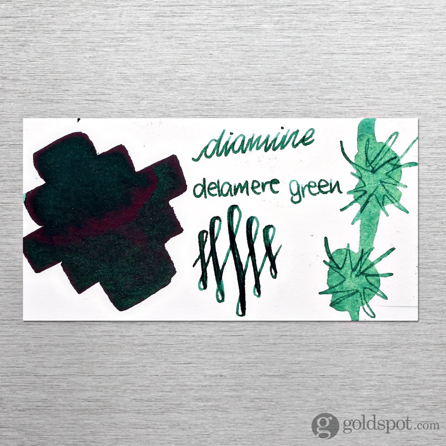 Diamine Delamere Green Fountain Pen Ink - Premium Bottled Ink for Calligraphy, Writing & Art - Ideal for Journals, Letters & Creative Projects