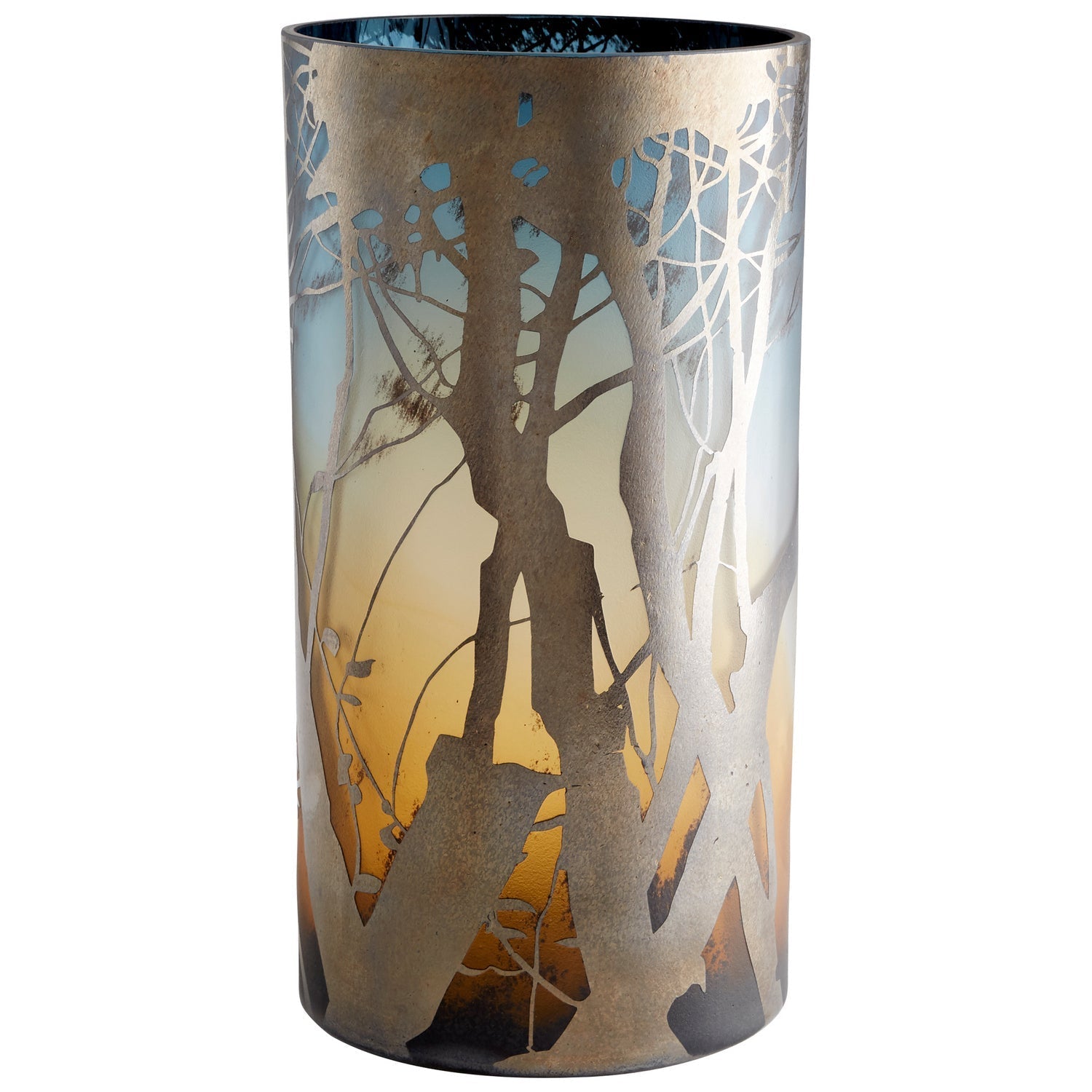 Cyan Design 10850 Miombo Vase - Large Blue and Green Ceramic Vase for Home Decor, Living Room Centerpiece, Wedding & Event Floral Arrangements