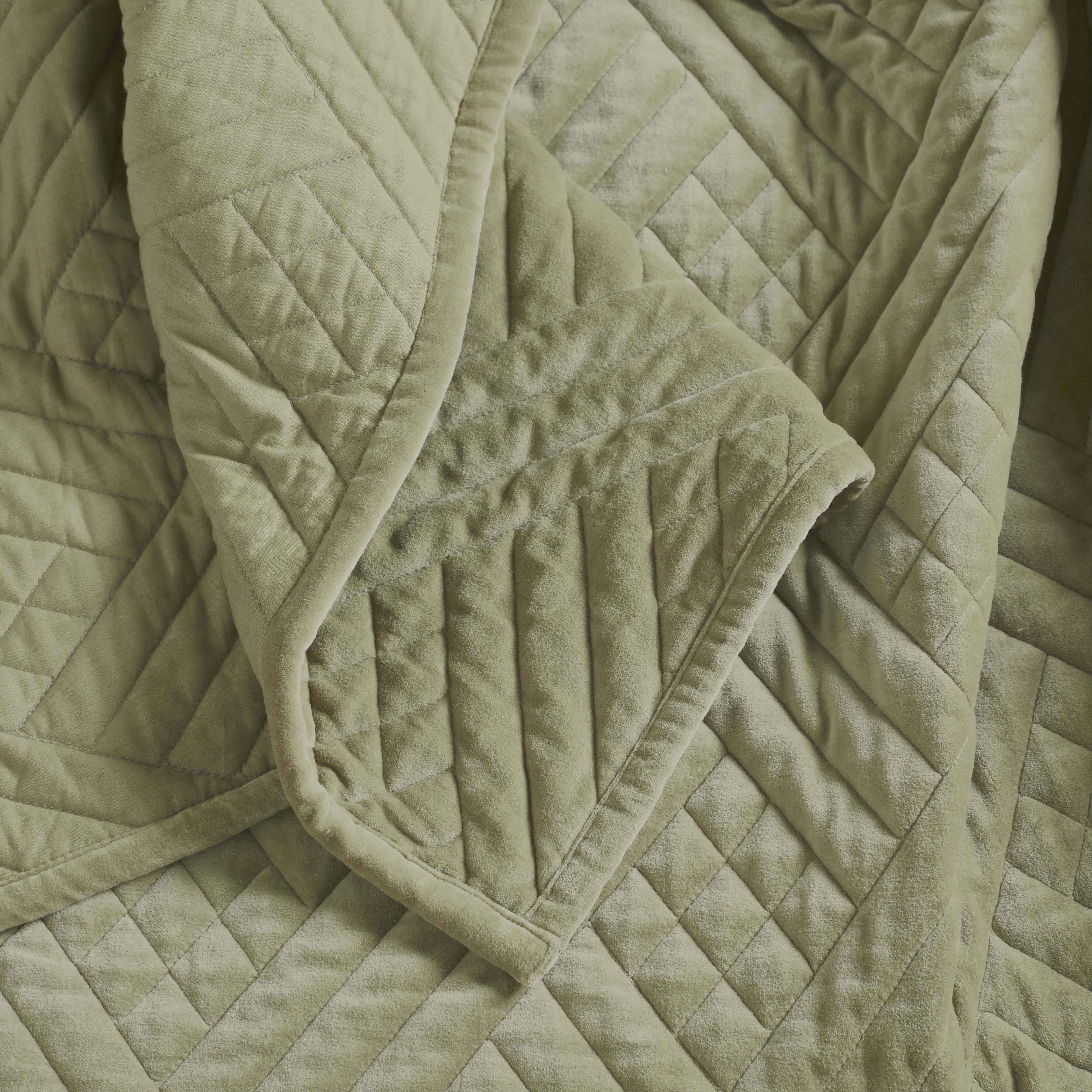 Karina Cotton Velvet Lightweight Quilt & Sham Set - Ultra Soft Bedding for All Seasons | Perfect for Master Bedroom, Guest Room & Cozy Nights