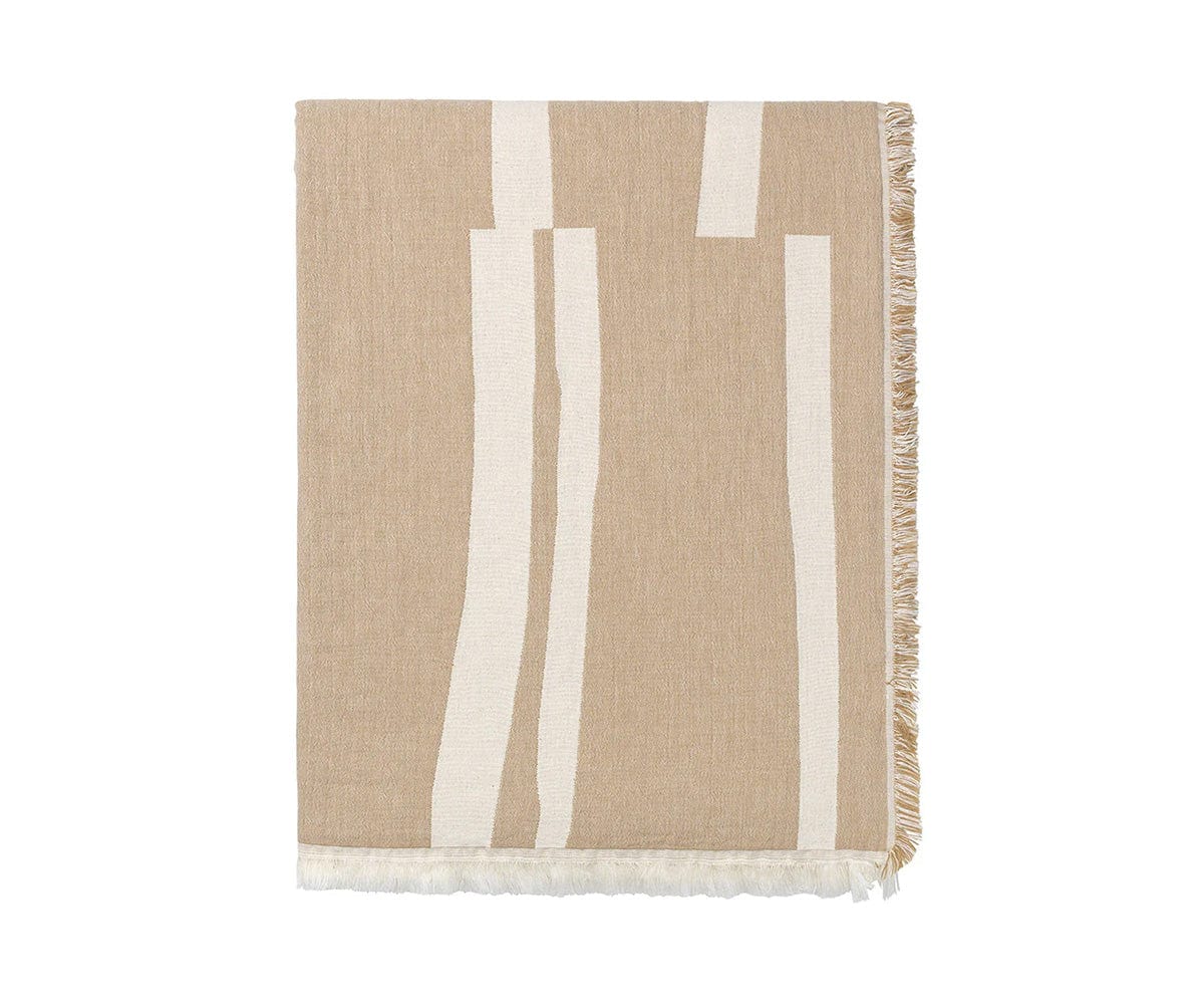 Luxury Beige Lyme Grass Throw Blanket - Soft & Cozy Knit Throw for Couch, Bed, or Sofa - Perfect for Home Decor, Gifts, and Winter Warmth