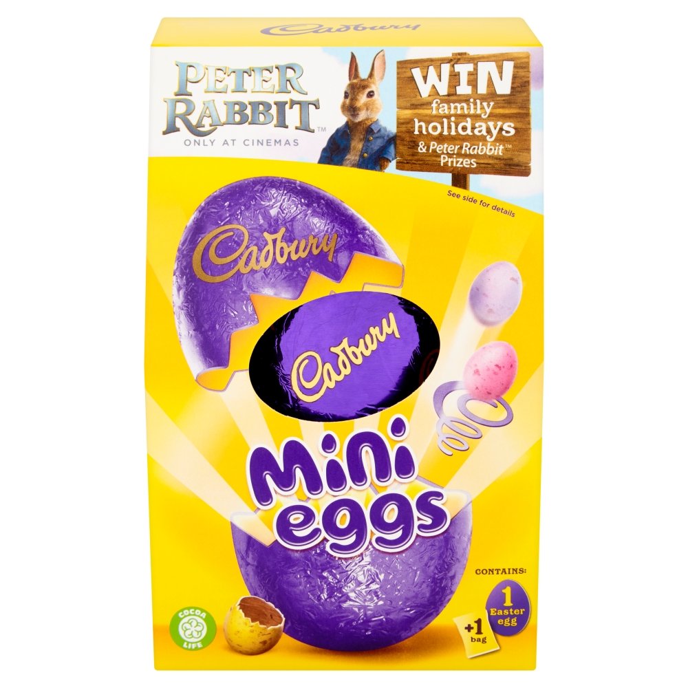 Cadbury Mini Eggs Easter Chocolate Candy - 130g Pack of Milk Chocolate Eggs for Easter Baskets, Party Favors & Holiday Treats