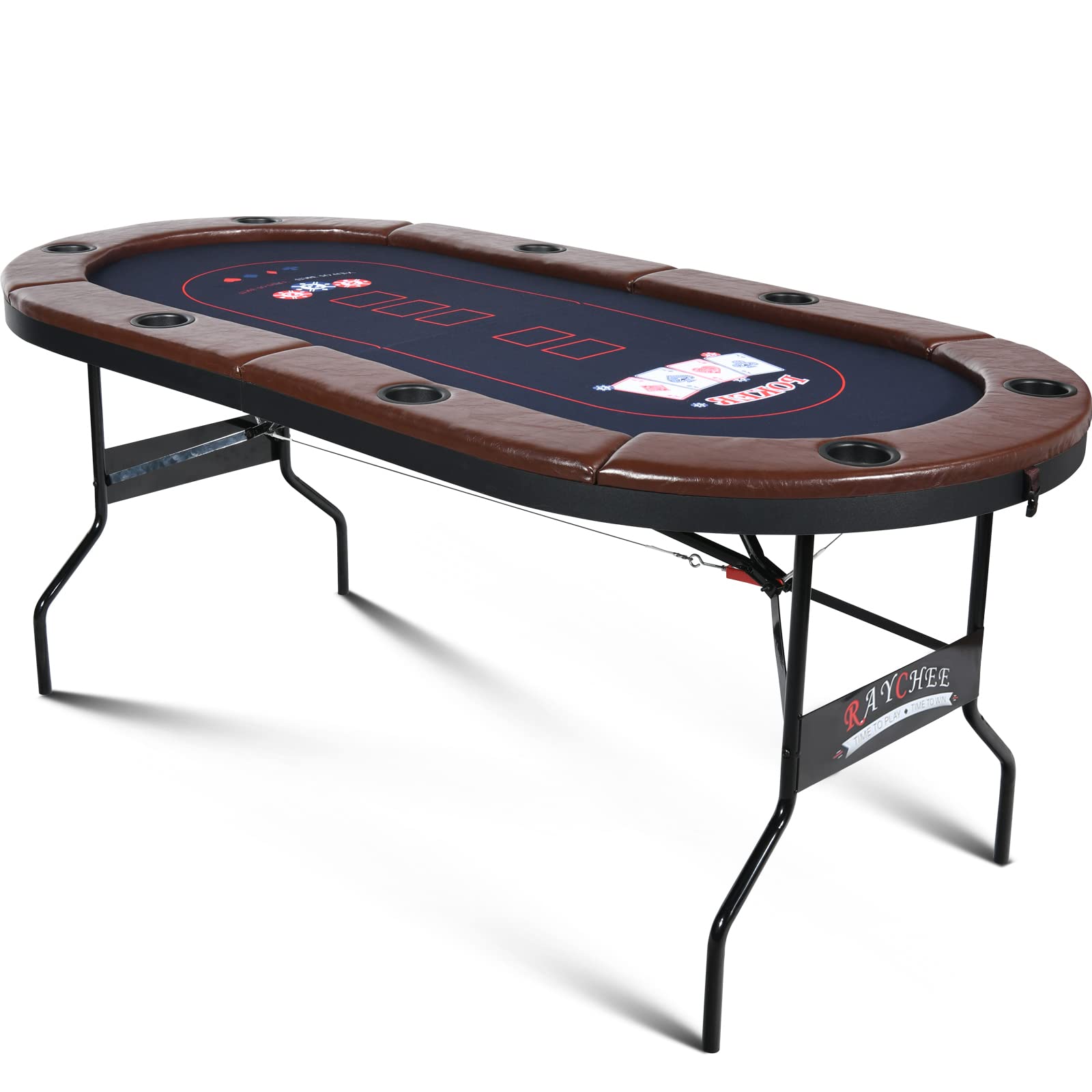8 Player Foldable Poker Table - 71