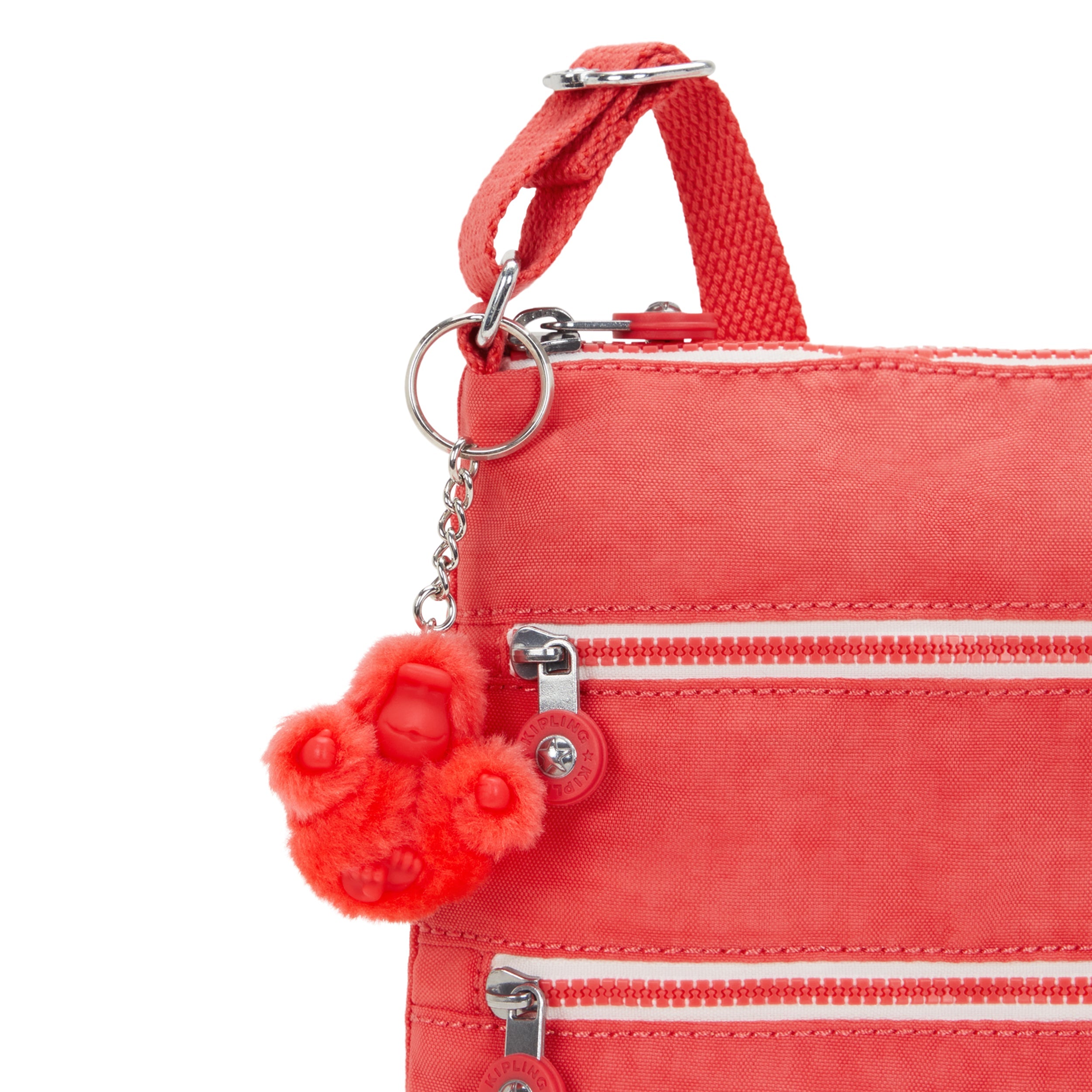 Kipling Keiko Crossbody Mini Bag in Almost Coral - Stylish & Compact Purse for Women, Perfect for Travel, Shopping & Everyday Use