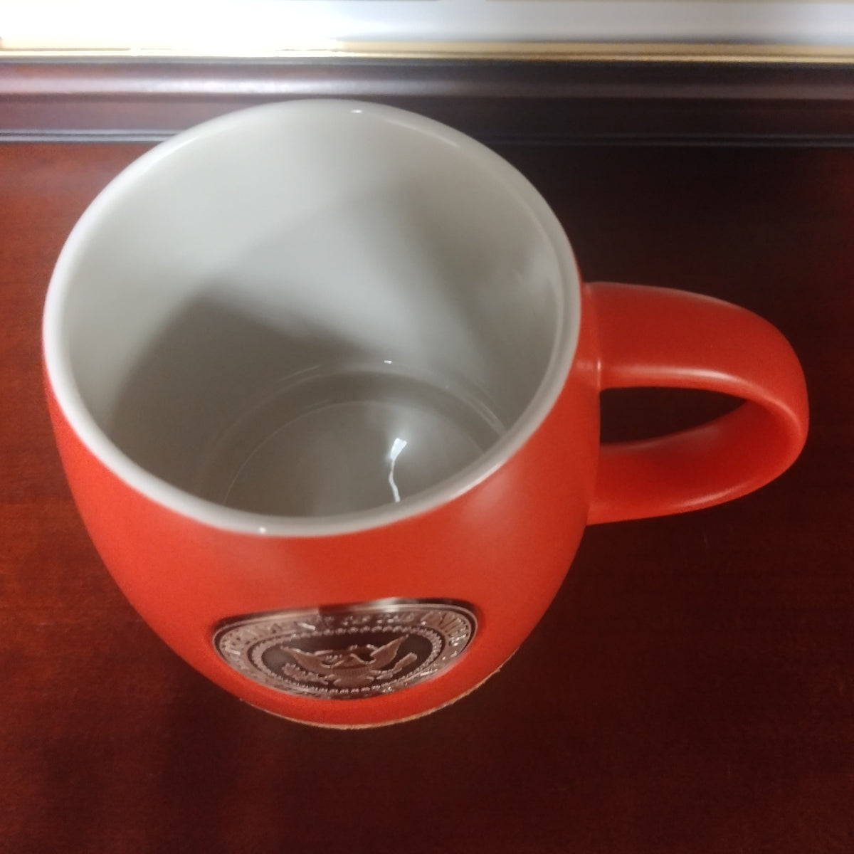 Official Red Presidential Seal Coffee Mug - Premium Ceramic Cup for Tea, Hot Drinks - Perfect for Office, Home, or Gifts
