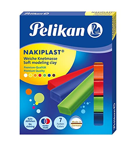 Pelikan 125g Nakiplast Molding Dough - Non-Toxic, Multi-Color Modeling Clay for Kids & Adults - Perfect for Arts & Crafts, DIY Projects, and Creative Play