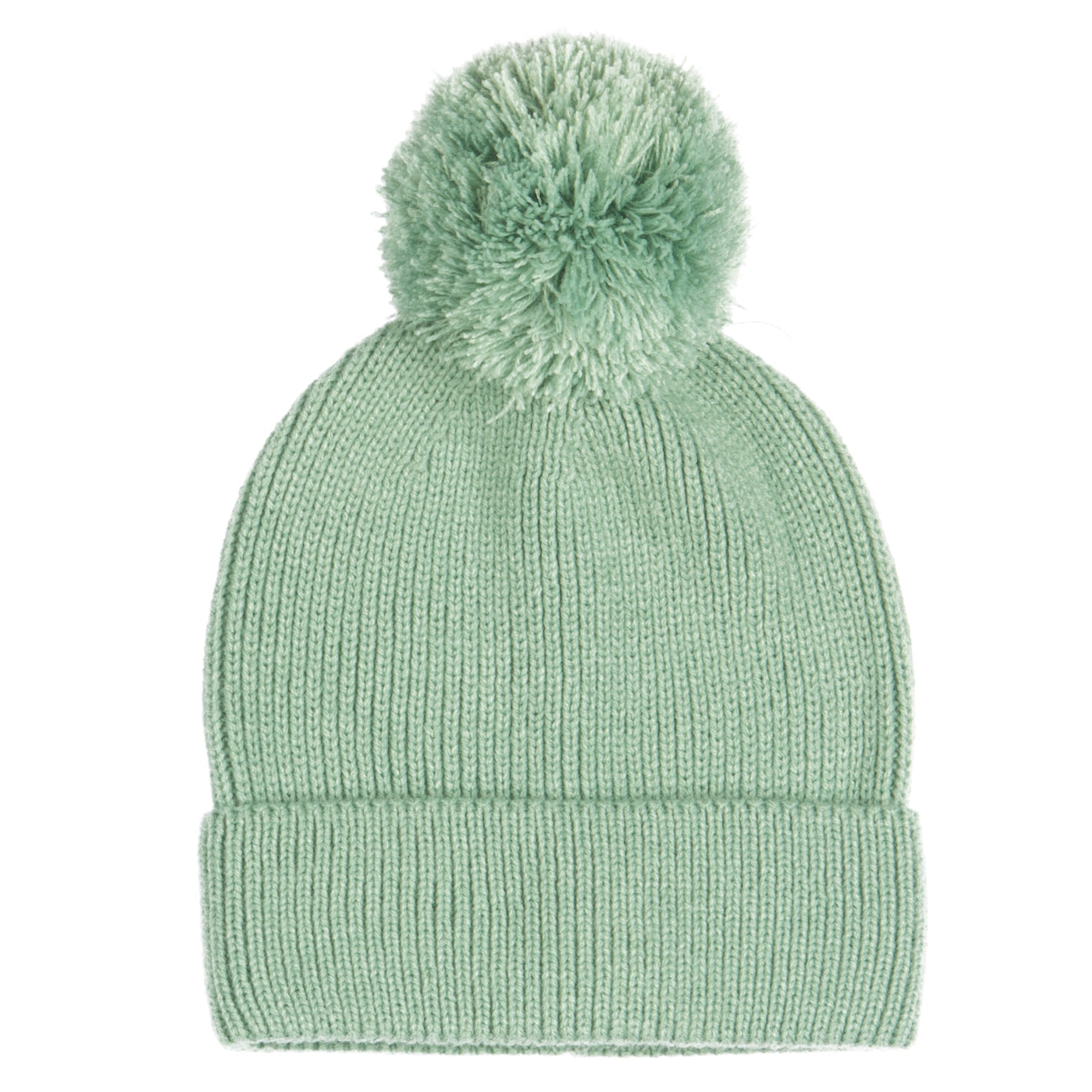 Cozy Women's Knit Beanie with Soft Yarn Pom Pom - Winter Hat for Cold Weather & Outdoor Activities