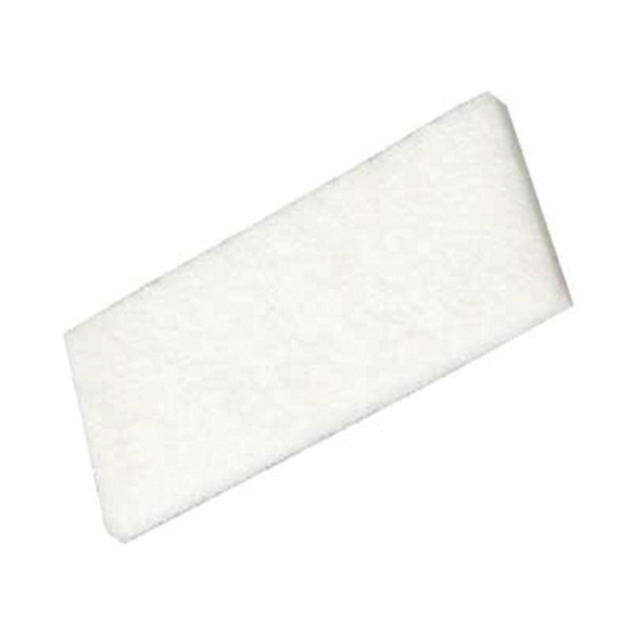 Heavy Duty 6x9 Inch White Scouring Pads (10 Pack) - Multi-Purpose Cleaning Pads for Kitchen, Bathroom, Cookware & Household Cleaning