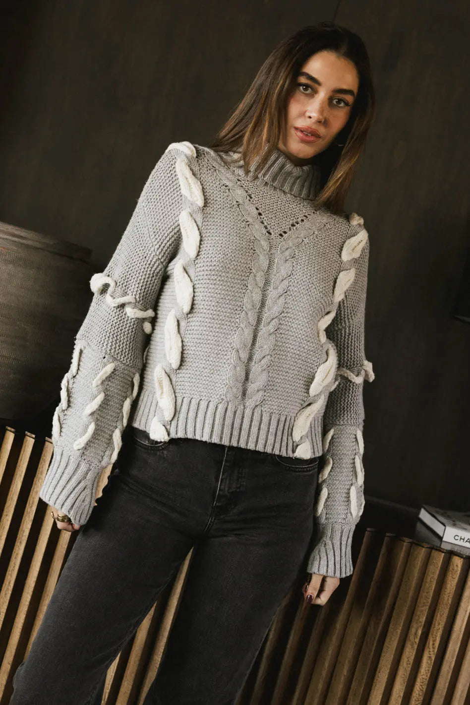Norem Turtleneck Sweater for Women - Soft Winter Knit Pullover, Warm High Neck Long Sleeve Top (Perfect for Office, Casual Outfits & Holiday Season)