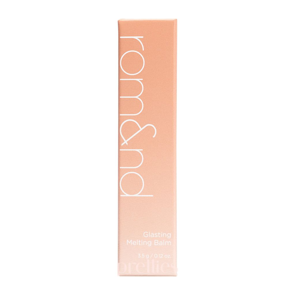 rom&nd Glasting Melting Balm - 05 Nougat Sand (3.5g) Hydrating Tinted Lip Balm for Soft Shiny Lips - Perfect for Daily Moisture & Natural Makeup Look