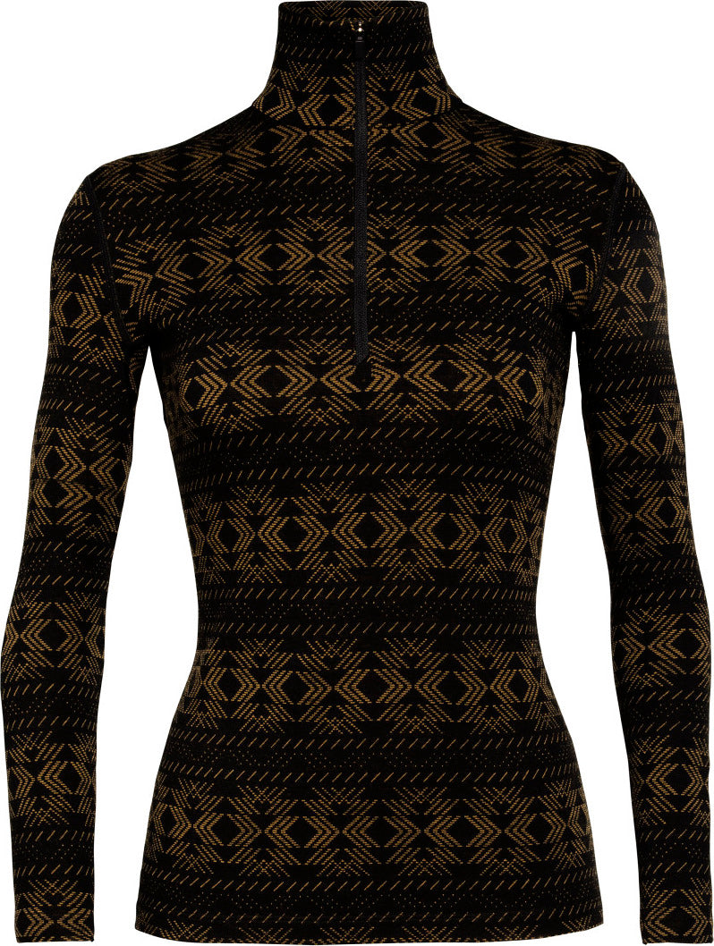 250 Vertex LS Half Zip Crystalline Women's Fleece Pullover - Lightweight Thermal Base Layer for Hiking, Running & Outdoor Activities