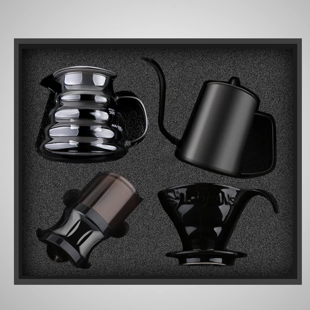Premium Hand Brewed Coffee Gift Box Set - Drip Filter Coffee Maker for Home Use, Perfect Coffee Lover Gift for Holidays & Housewarming