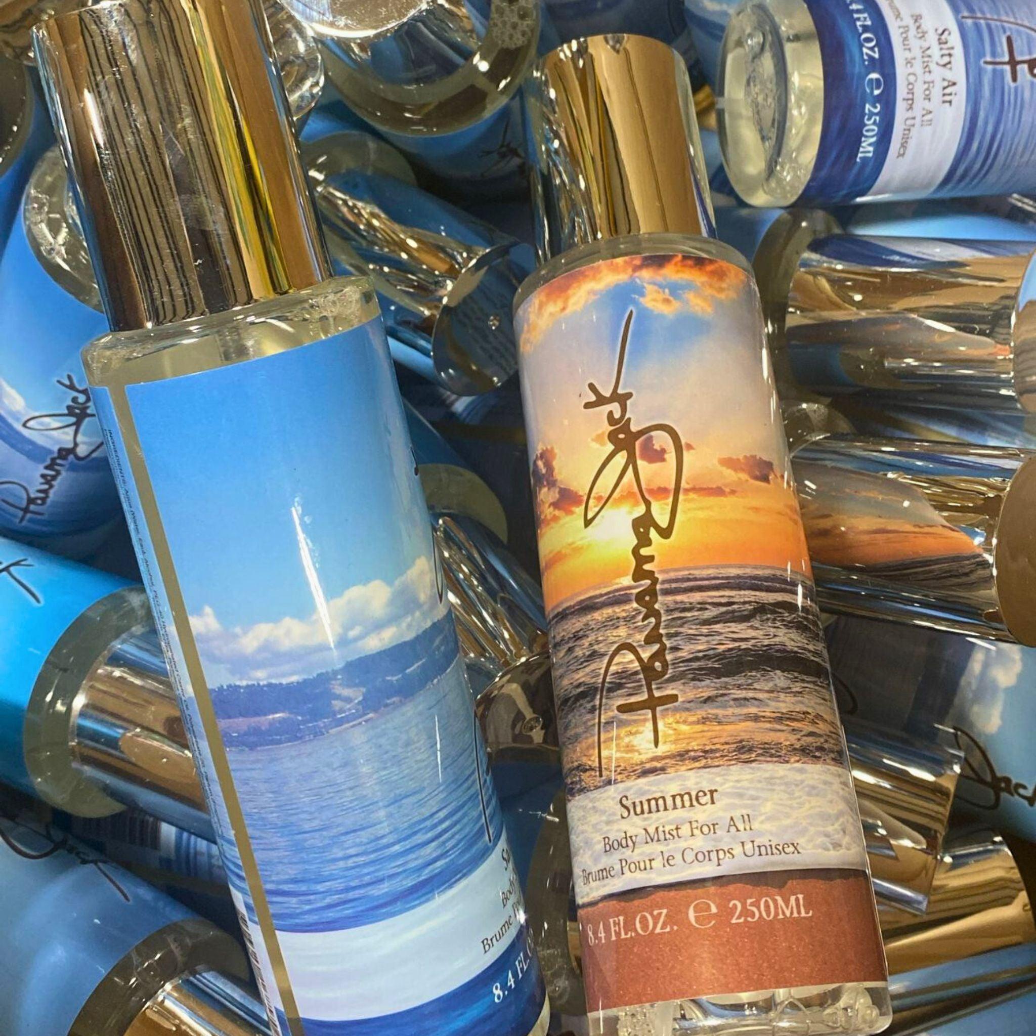 Panama Jack Salty Air & Summer Body Mist 8.4OZ - Tropical Scented Fragrance for Women & Men (65 Pcs Bulk Pack) - Perfect for Beach Vacations, Summer Parties & Everyday Freshness