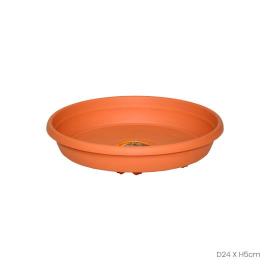 FLOWER POT PLATE (GP 3603P) - Durable Plant Saucer for Indoor & Outdoor Potted Plants, Leak-Proof Drip Tray for Flower Pots - Perfect for Home, Garden, and Patio Decor