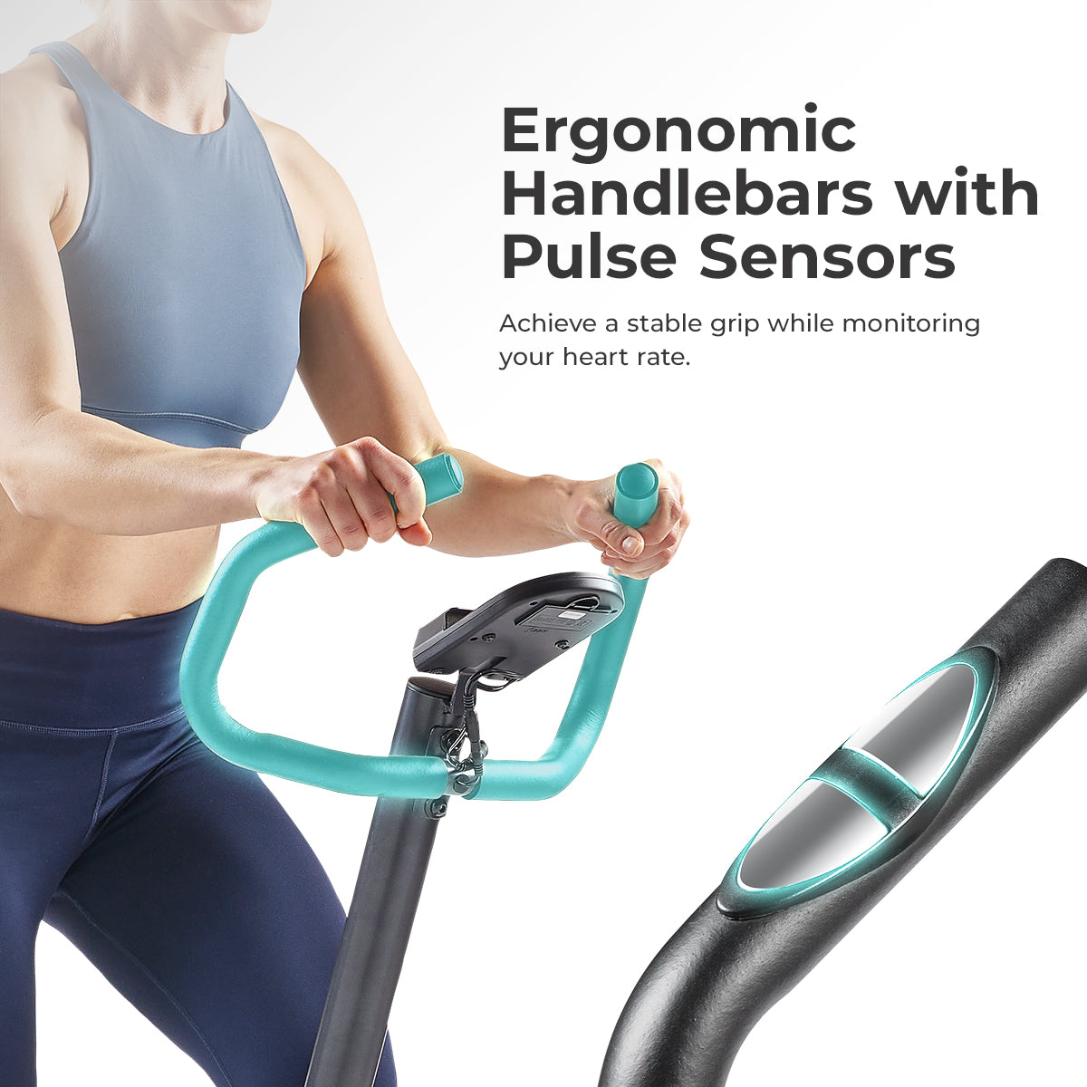 Smart Extra Long Range Climber Stepper with Adjustable Handlebar - Full Body Workout Equipment for Home Gym, Cardio & Leg Exercise - Perfect for Small Spaces & Apartment Fitness