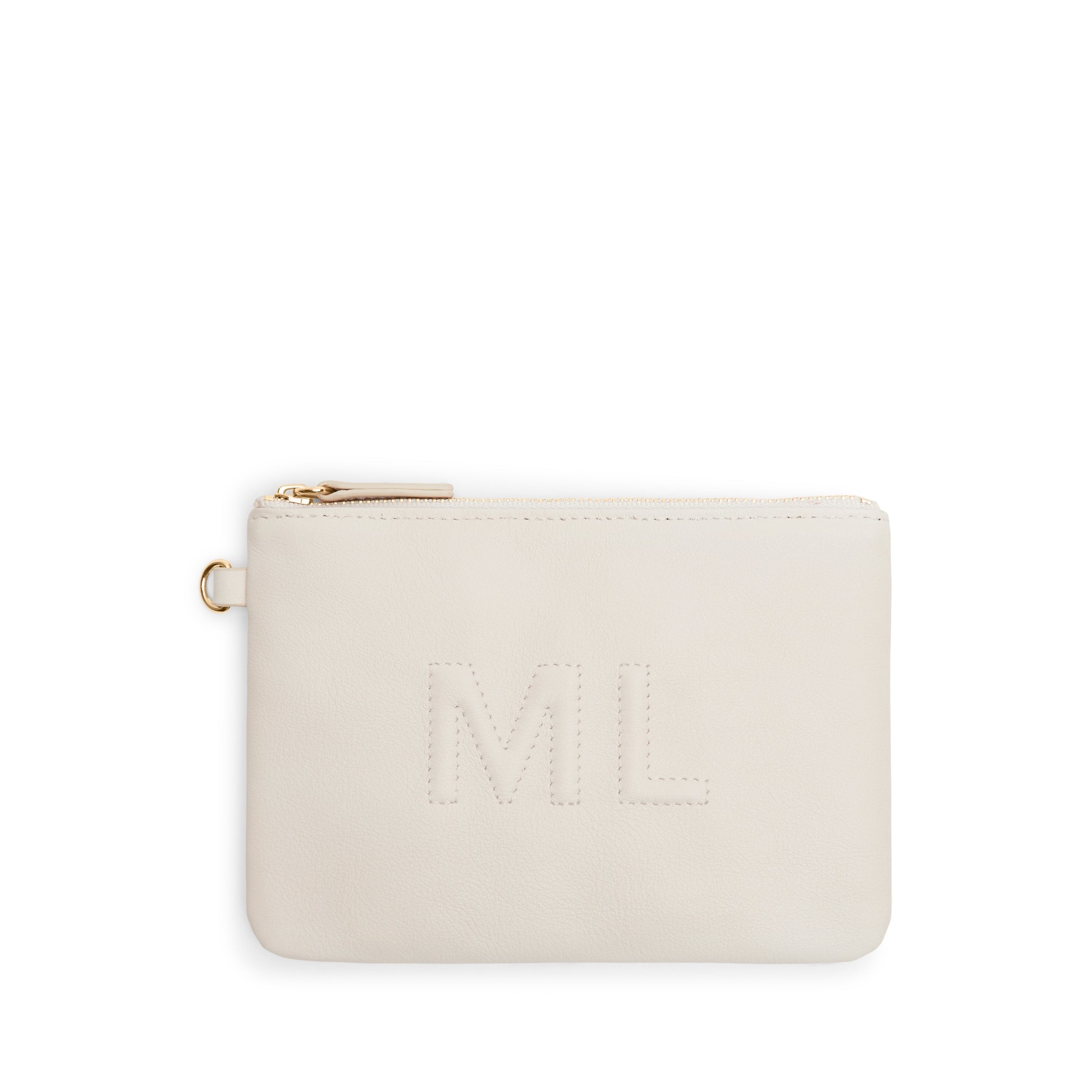 Small Wristlet Pouch Ivory - Elegant Crossbody Phone Wallet for Women - Perfect for Parties, Travel & Everyday Use
