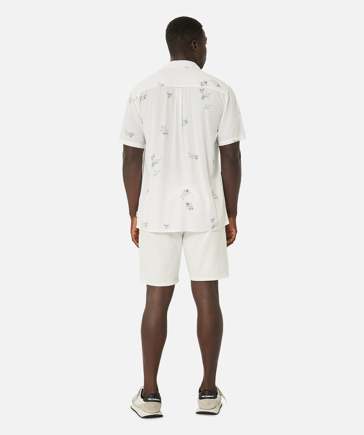 Premium Domingues Short Sleeve Shirt for Men - White & Sage Green Cotton Casual Tee | Perfect for Summer Outfits, Beach Vacations & Weekend Wear
