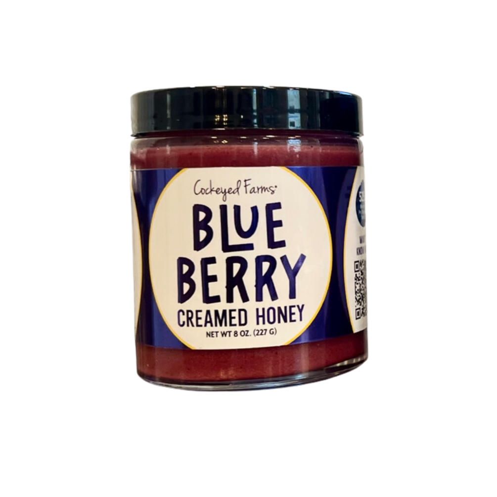 Cockeyed Farms Pure Creamed Honey - Raw, Natural & Spreadable - Perfect for Toast, Tea & Baking