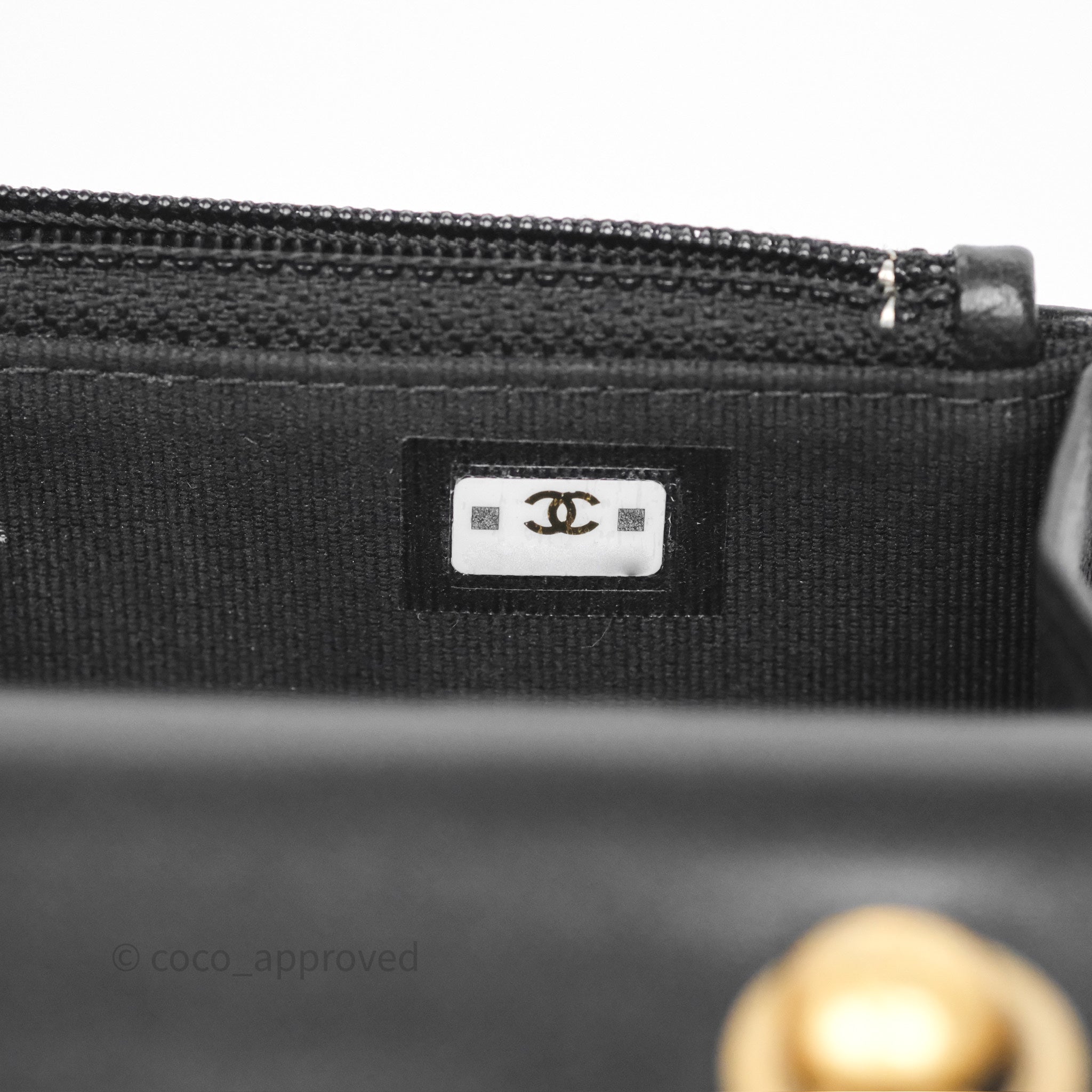 Chanel All Slide Adjustable Chain Phone Holder WOC Black Lambskin Crossbody Bag - Perfect for Everyday Use, Travel & Shopping