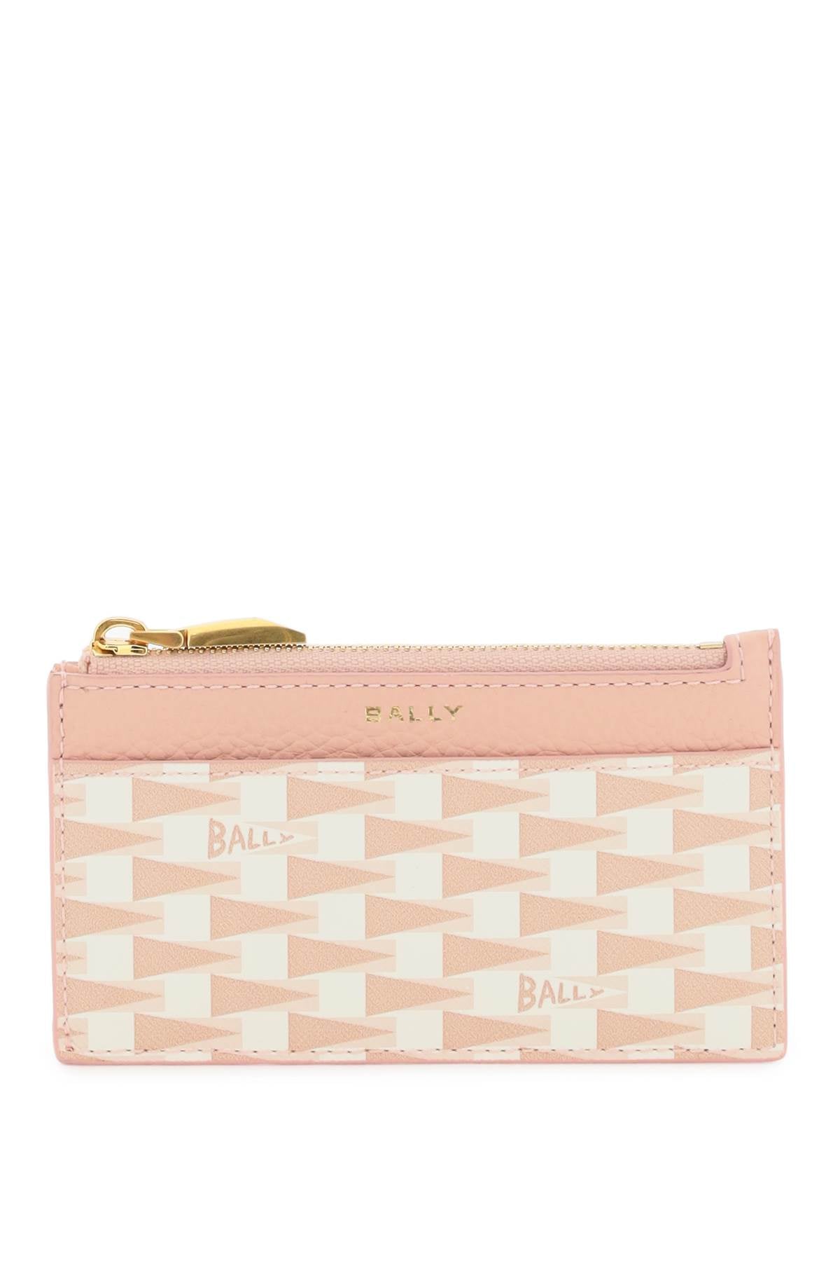 Bally Leather Pennant Card Holder - Slim RFID Blocking Wallet for Credit Cards & ID - Perfect for Travel, Business, and Everyday Use
