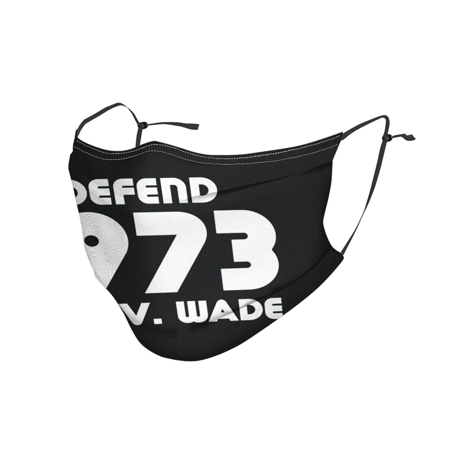 Pro Roe 1973 Pro Choice Women's Rights Funny Face Mask - Adjustable Bandana for Adults - 5 Pack - Perfect for Protests, Rallies & Everyday Activism