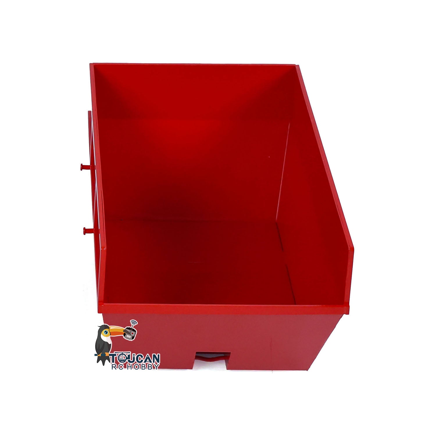 VL18U Hydraulic RC Skip Loader Swing Arm - Metal Small Bucket for Remote Controlled Construction Vehicle Simulation Car - Perfect for Construction Site Play & Model Collection
