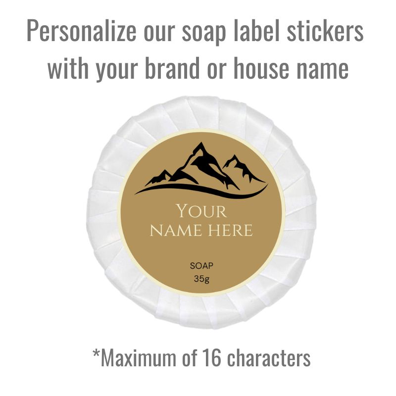 Custom Personalized Soap Labels for Handmade Soaps - Waterproof & Eco-Friendly Stickers - Perfect for Wedding Favors, Baby Showers & Small Business Branding