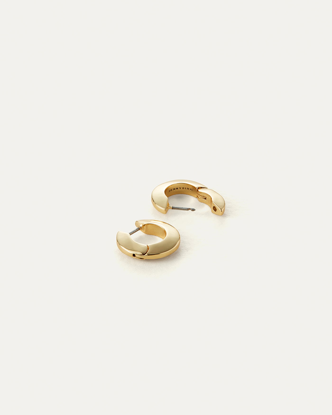 Toni Small Hinged Hoop Earrings for Women - Classic Gold/Silver Minimalist Hoops for Everyday Wear, Work & Date Night