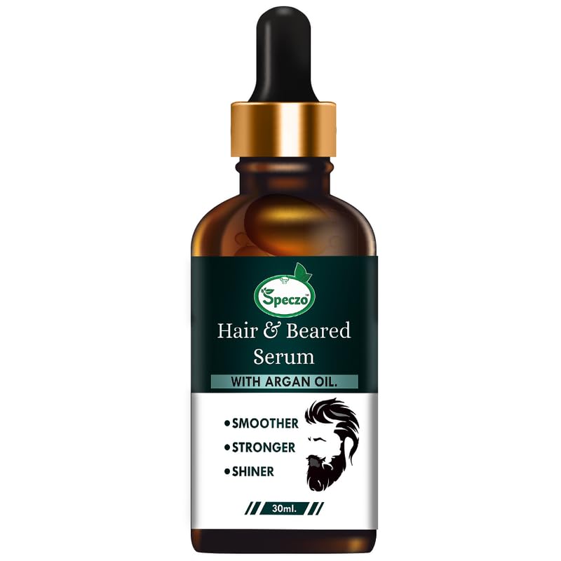 Beard Growth Serum & Oil Kit - Strengthening Formula for Patchy, Dry & Dull Beards | Promotes Faster Beard & Mustache Growth | Suitable for All Hair Types | Perfect for Daily Grooming & Men's Skincare Routine