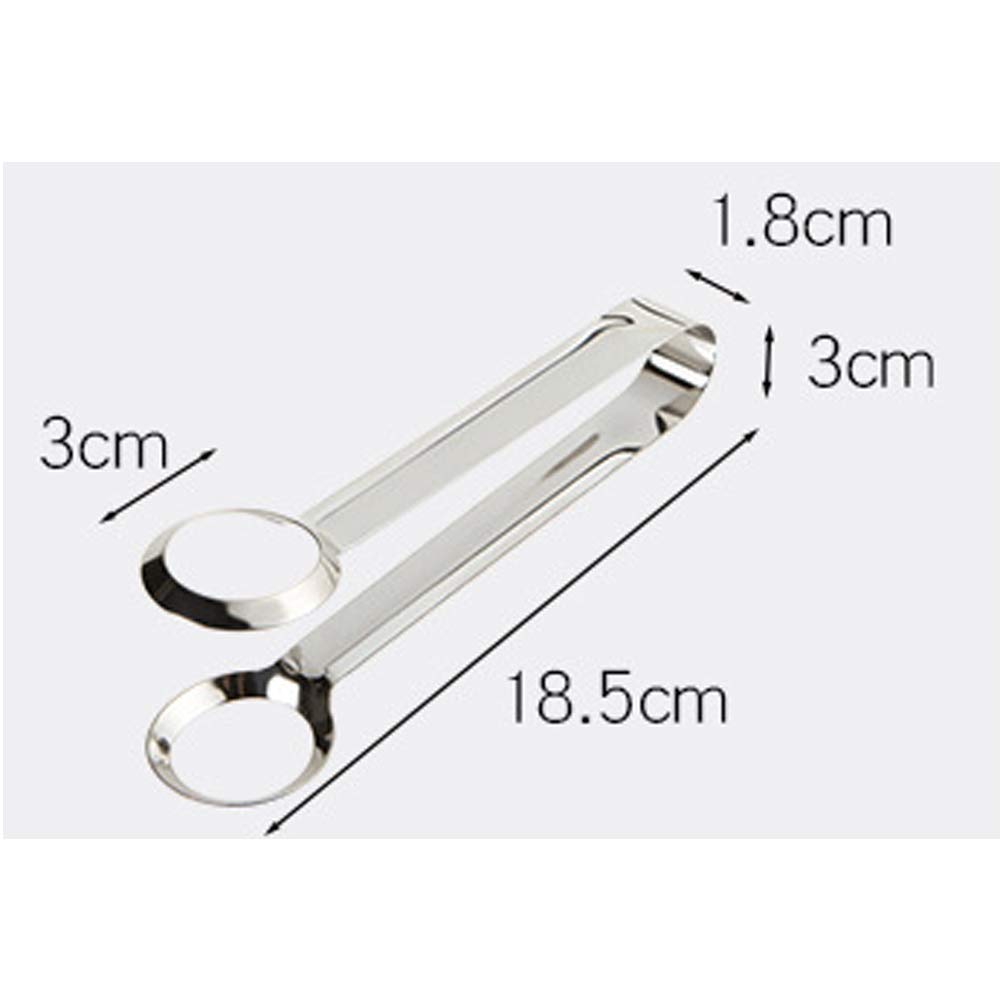 Stainless Steel Kitchen Tongs - 1pc Food Clip for Cooking, Baking, Buffet & Serving - Perfect for Grilling, Salad, BBQ, Bread & Pastry Handling