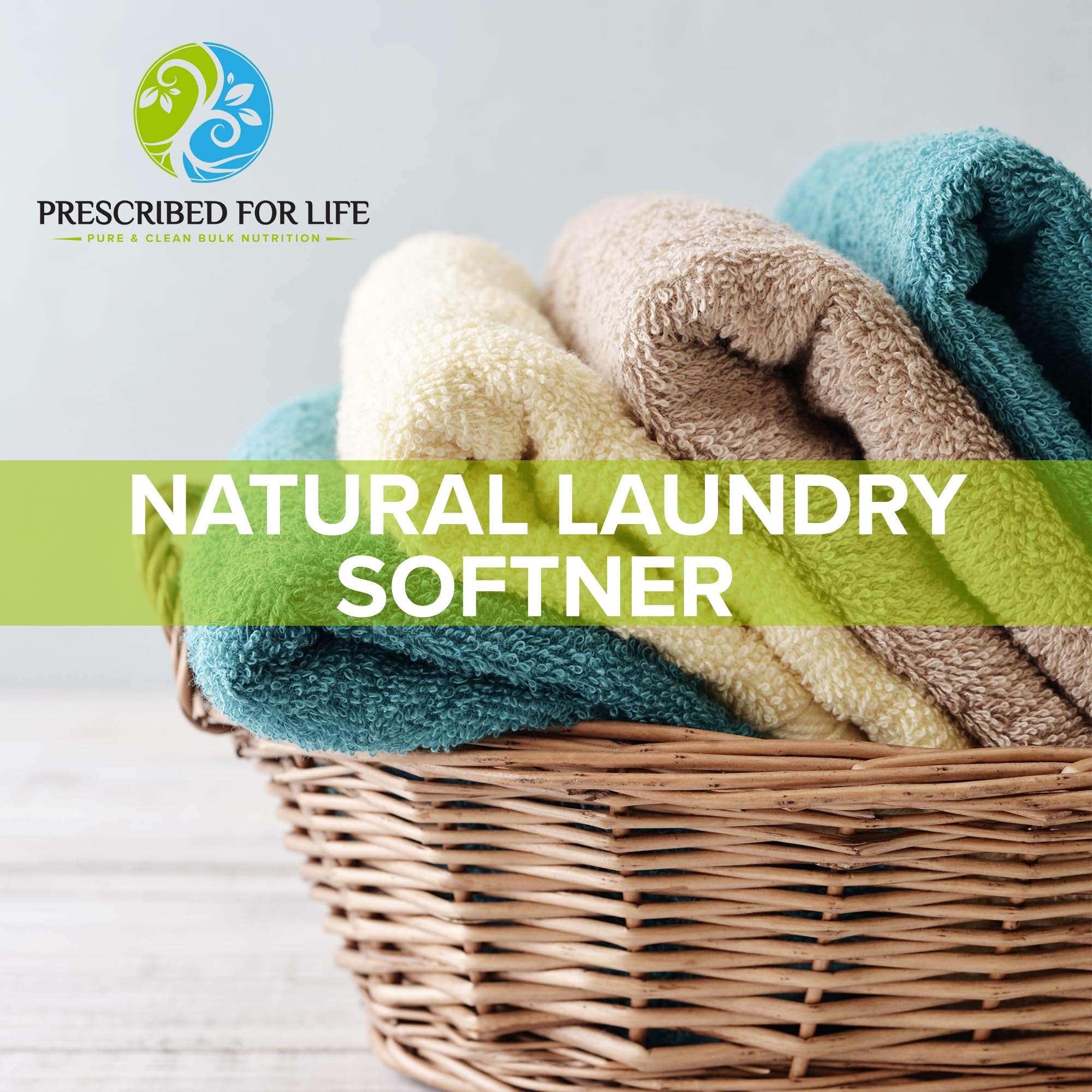 Prescribe For Life Sodium Carbonate Powder - 100% Pure Anhydrous Soda Ash, Natural Grade Washing Soda for Laundry (25kg/55lb) | Heavy-Duty Stain Removal, DIY Cleaning Solutions & Pool pH Balancing