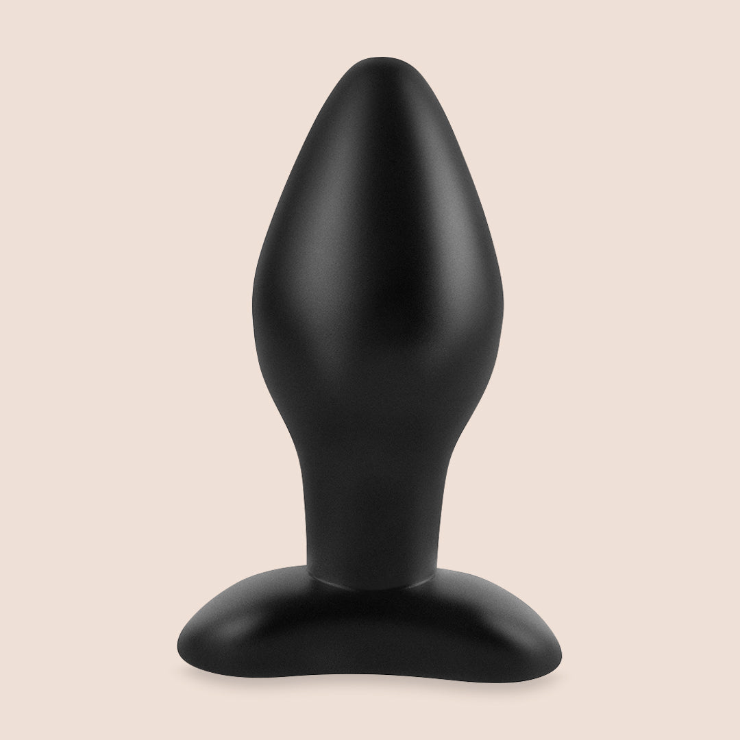 Anal Fantasy Large Silicone Butt Plug with Tapered Tip - Comfortable & Safe for Beginners & Advanced Users - Perfect for Solo Play, Couples Fun & BDSM Scenes