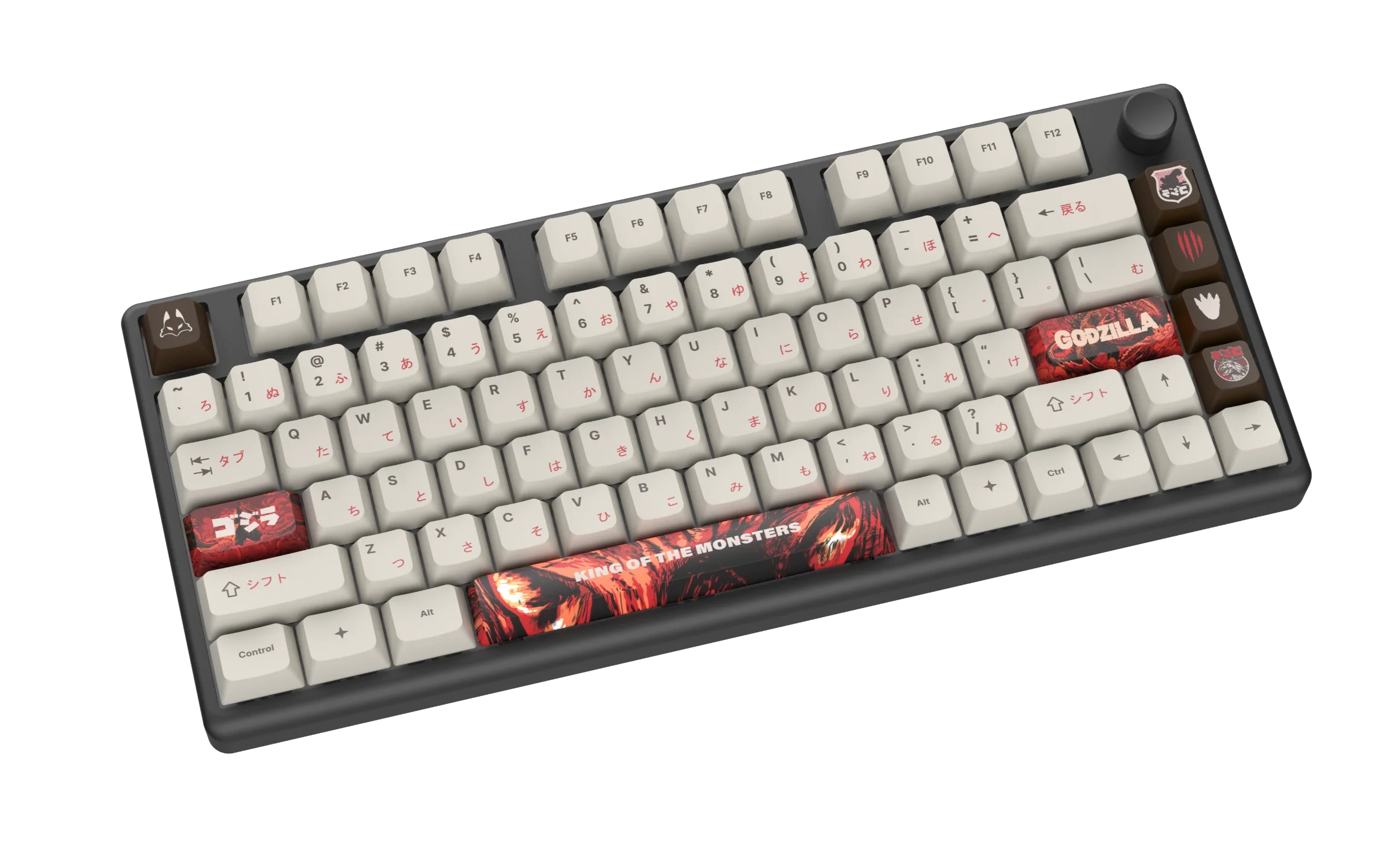 Arbiter Studio KITSUNE Polar 75 PRO Mechanical Keyboard - Godzilla Limited Edition Collection | Custom RGB Gaming Keyboard for PC & Mac | Perfect for Gaming, Typing & Office Work