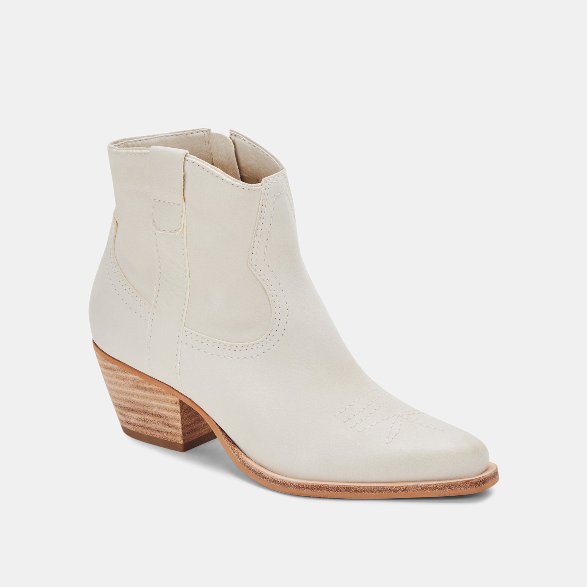 SILMA BOOTIES IVORY NUBUCK - Women's Comfortable Winter Boots for Walking & Outdoor Activities - re:vita Collection