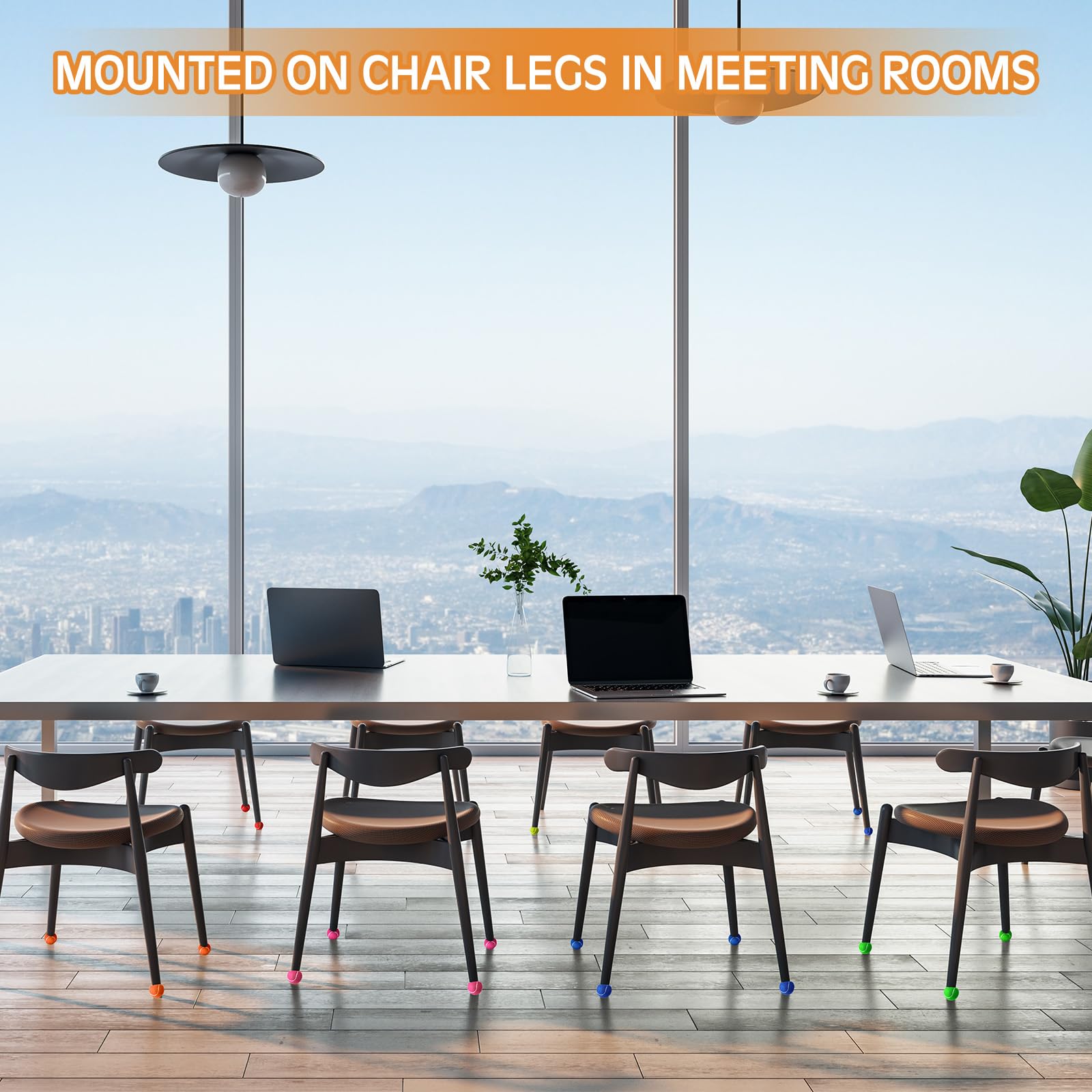 48 Pcs Precut Tennis Balls for Chair Legs - Non-Slip Floor Protectors, Furniture Glides, Noise Reducers for Hardwood & Tile Floors - Perfect for Classrooms, Offices & Home Use