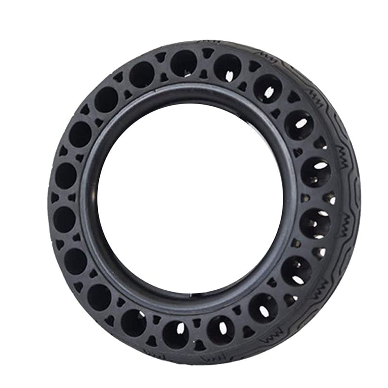 JYCCH 8x2.0 Inch Electric Scooter Replacement Wheel - TPS Damping Solid Tire with Strong Grip, Anti-Explosion Front/Rear Tire for Enhanced Safety | Perfect for Commuting, Urban Travel & Last-Mile Transportation (Black)